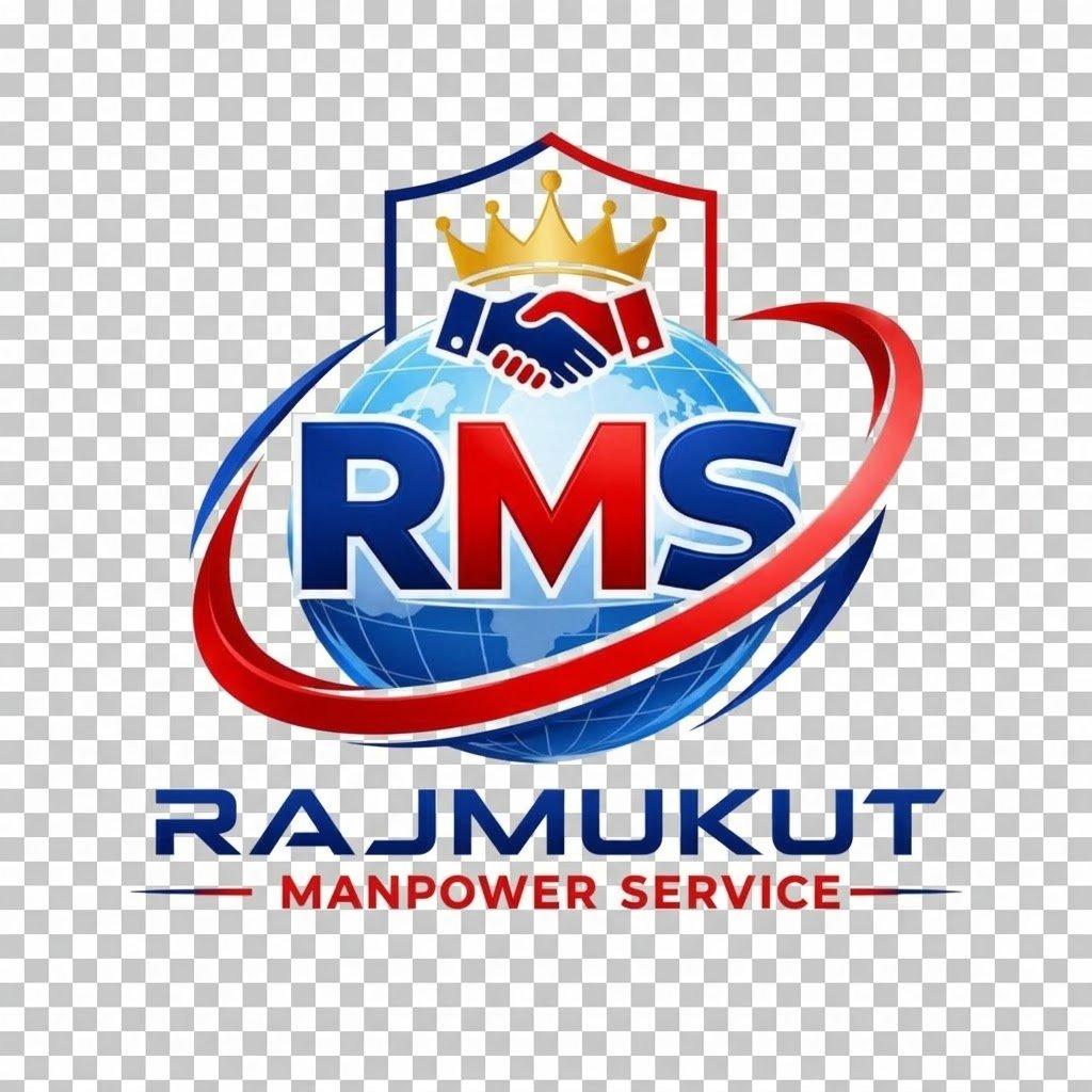 Rajmukut Manpower Service Logo